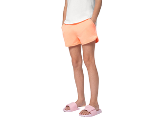 Krótkie Spodenki Dziewczęce 4F łososiowe 4FJSS23-TSHOF099