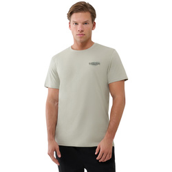 Koszulka męska t-shirt 4F 4FWSS25TTSHM1974 oliwkowy