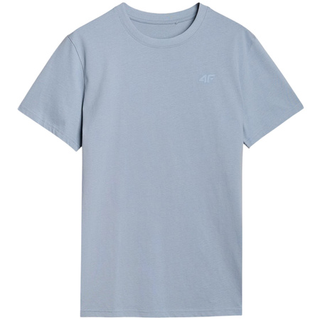 Koszulka męska t-shirt 4FWSS25TTSHM2074 jasny niebieski