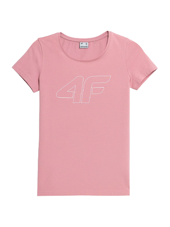Koszulka T-shirt Damski 4F różowy H4Z22 TSD353
