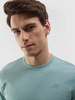 Bluza dresowa męska miętowa 4F WSS24 TSWSM1181