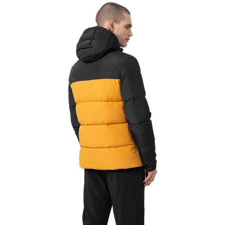 Kurtka Zimowa puchowa Męska 4F H4Z22 KUMP009 żółta
