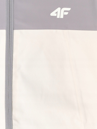 Kurtka narciarska damska 4FWAW25TTJAF0807 jasny szary