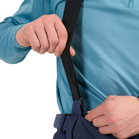 Spodnie narciarskie męskie 4FWAW25TFTRM1155 GRANAT