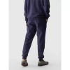 Spodnie męskie dresowe joggery 4F 4FWMM00TTROM0943 granat 