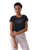 Koszulka T-shirt Damski z logo 4F H4Z21-TSD015 GRANAT