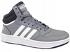 Buty dziecięce adidas IF2721 HOOPS 3.0 MID szare