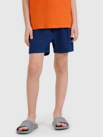 Spodenki plażowe chłopięce 4FJRMM00UBDSM110 granat