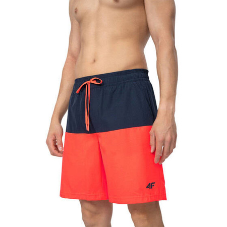 Męskie szorty Spodenki kąpielowe 4F SS23UBDSM025 czerwone
