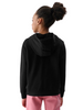 Bluza dresowa dziewczęca nierozpinana 4F 4FJWMM00TSWSF1316 czarna