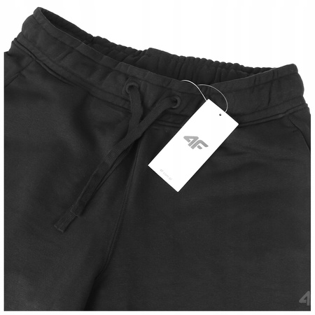 Spodnie dresowe joggery damskie 4F 4FWMM00TTROF1138 czarne