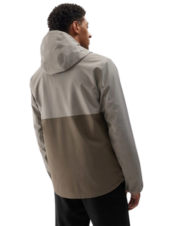 Kurtka męska z kapturem 4F WSS24-TTJAM444 beż