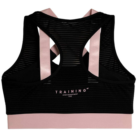 Stanik Sportowy Treningowy Biustonosz 4F H4Z21-STAD018 CZARNY