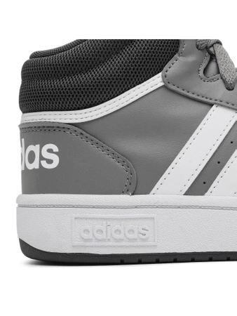 Buty dziecięce adidas IF2721 HOOPS 3.0 MID szare