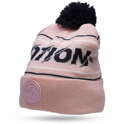 Czapka Zimowa z pomponem Dziewczęca 4F HJZ21-JCAD012 RÓŻ