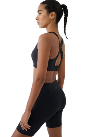 Legginsy krótkie treningowe damskie 4F 4FWMM00TFSTF080 czarne