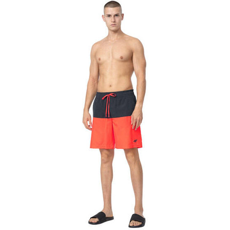 Męskie szorty Spodenki kąpielowe 4F SS23UBDSM025 czerwone