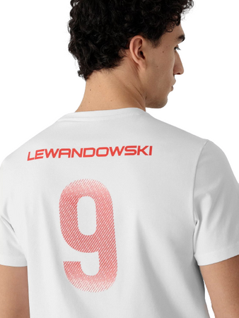 Koszulka Męska 4F polska kibica Lewandowski R4L21-TSM950
