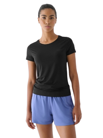 Damska koszulka treningowa 4F 4FWAW24TFTSF1011 czarny