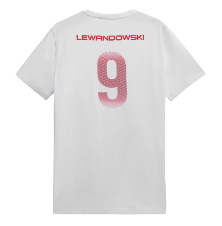 Koszulka Męska 4F polska kibica Lewandowski R4L21-TSM950