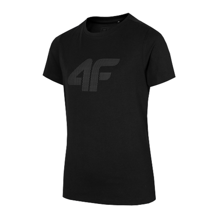 Koszulka chłopięca 4F HJZ22-JTSM002 czarny