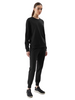 Bluza damska dresowa 4F WSS24TSWSF0954 czarna