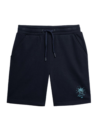 Krótkie Spodenki Chłopięce 4F JSS23TSHOM047 granat