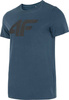 T-shirt 4F Koszulka Męska H4Z22 TSM353 denim