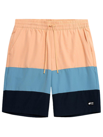 Męskie szorty Spodenki kąpielowe 4F łosoś 4FSS23-UBDSM024