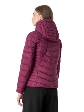 Kurtka Damska Pikowana Przejściowa 4F H4Z21-KUDP003 BURGUND