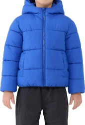 Kurtka puchowa chłopięca 4FJWAW25TDJAM620 kobalt