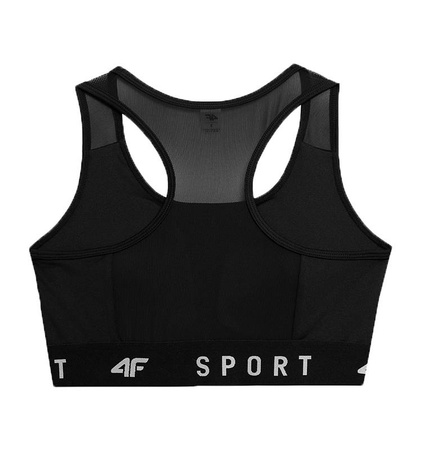 Stanik Treningowy Biustonosz sportowy 4F 4FSS23-USBAF051 czarny