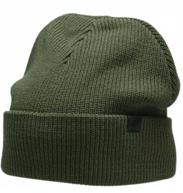Czapka Zimowa Męska 4F khaki H4Z21 CAM006