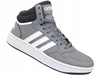 Buty dziecięce adidas IF2721 HOOPS 3.0 MID szare
