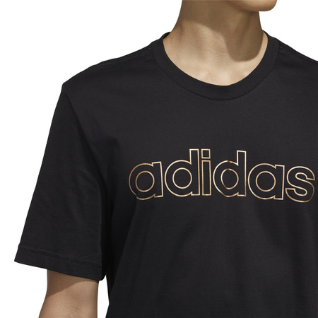 ADIDAS KOSZULKA  FM3441  M ESS BR TEE CZARNY