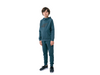 Bluza chłopięca z kapturem 4F HJZ22 JBLM002 denim