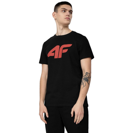 Koszulka 4F T-shirt Męski TSM353 H4L22 -TSM353 Czarny