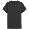 Koszulka T-shirt Męski 4F 4FSS23 TTSHM536 ciemny szary