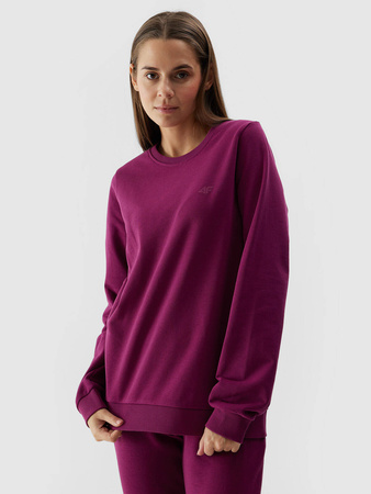 Bluza damska wkładana przez głowę 4FWSS24TSWSF0954 fiolet