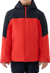 Kurtka narciarska chłopięca 4FJWAW25TTJAM0821 czerwona