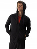 Bluza męska z kapturem rozpinana 4F 4FWMM00TSWSM1466 czarny