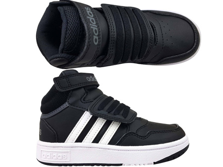 Buty dziecięce adidas wysokie GW0408 HOOPS MID 3.0 AC I