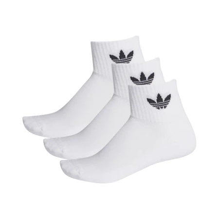 Skarpetki adidas FT8529 MID ANKLE 3pak biały