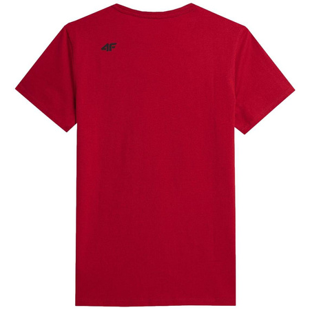 Koszulka 4F T-shirt Męski TSM016 H4L22 -TSM016 CZERWONY