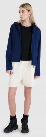 Kurtka damska softshell 4F 4FWSS25TSOFF320 granat