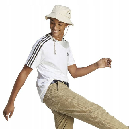 Koszulka Męska adidas Essentials Single Jersey 3-Stripes IC9343