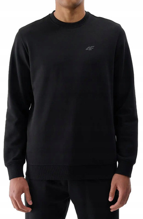 Bluza męska bez kaptura 4FWMM00TSWSM1767 czarny