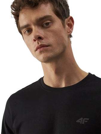 Longsleeve męski 4F 4FWMM00TLONM375 czarny