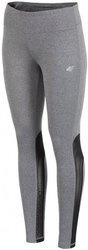 Legginsy Sportowe na siłownię fitness 4F H4Z17-SPDF005 SZARE