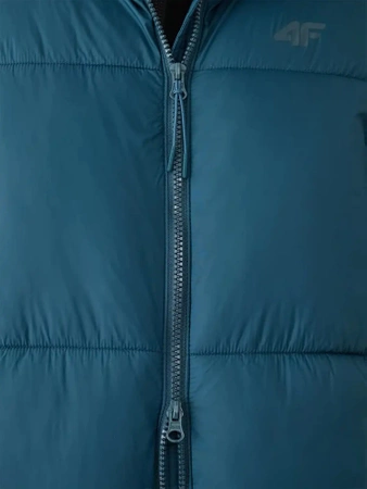 Bezrękawnik kamizelka damska 4FWAW24TVJAF143 morska zieleń